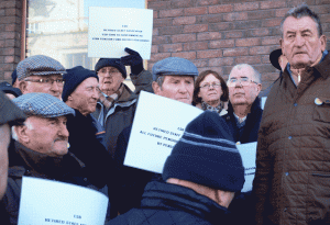 ESBRSA PROTESTERS AT ESB HO